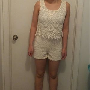 Charlotte Russe white romper